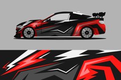 Vehicle racing car wrap sticker design print Product Image 2