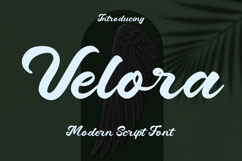 Velora - Modern Script Font Product Image 1