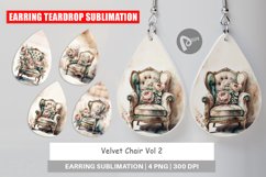 Earring Velvet Chair Product Image 1