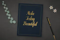Velvet Bloom Bold Brush Script Font Product Image 4