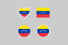 Venezuela nation flag collection emblem design vector for pr Product Image 2