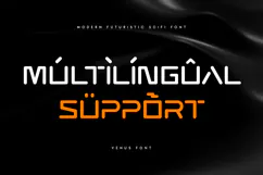 VENUS - Modern Futuristic Scifi Font Product Image 8