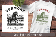 Vermont svg Vintage United states design
