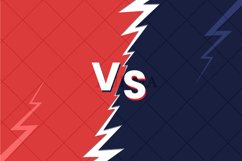 Two person, brand or product comparison. VS letters Product Image 1