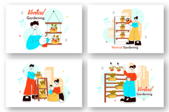 10 DIY Vertical Gardening Illustration Product Image 3