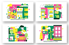 10 Vertical Gardens In Cities Illustration Product Image 3