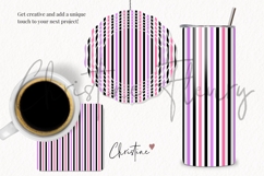 Purple Vertical Stripes Halloween Pattern | Cute Halloween Product Image 3