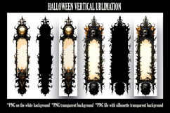 Vertical Porch Sign, Halloween decor PNG Product Image 2