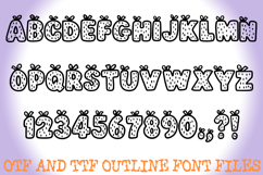 Very Berry Fruit Alphabet Lettering ABC Text Font OTF Product Image 2