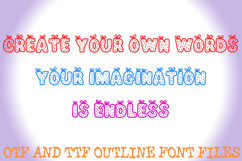 Very Berry Fruit Alphabet Lettering ABC Text Font OTF Product Image 3