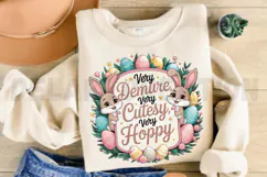 Very Demure Very Cutesy very Hoppy Sublimation PNG Product Image 2