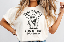 Very Demure Very Cutesy Very Spooky SVG, Halloween Ghost Product Image 2