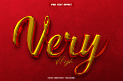 Very High 3D editable text effect Product Image 1