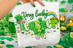 Very Lucky Teacher St Patrick's Day PNG, Lucky Teacher PNG Product Image 2
