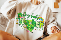 Very Lucky Teacher St Patrick's Day PNG, Lucky Teacher PNG Product Image 4