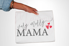 Very Merry Mama &amp; Very Merry Mini SVG Set|Matching Christmas Product Image 2