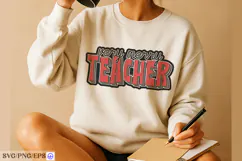 Very Merry Teacher Festive Teacher Christmas Shirt & Gift Product Image 4