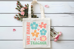 Very Merry Teacher SVG | Boho Teacher SVG | Teacher PNG Product Image 3