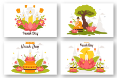 9 Buddhist Vesak Day Illustration Product Image 2