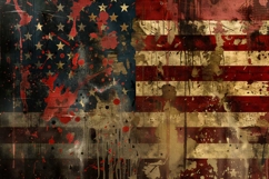 4th of July Patriotic day background for American Flag Product Image 1