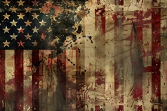Vintage USA Flag 4th of July Patriotic day Product Image 1