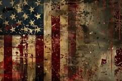Vintage USA Flag 4th of July Patriotic day Product Image 1