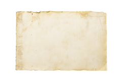 Blank Aged Paper Sheet Transparent Product Image 1