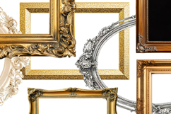 Old Picture Frames Wall Art Bundle Product Image 1