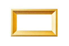 golden picture frame PNG file transparent Product Image 1