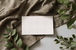 White Card Mockup Product Image 1