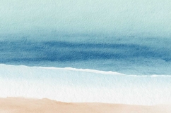 Abstract Beach Sea Watercolour Texture Product Image 1
