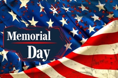 Memorial Day for American Flag Background Product Image 1