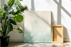 Art Canvas Mockup Minimal Interior Product Image 1