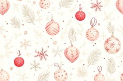 Xmas New Year&#039;s Pattern with Balls Product Image 1