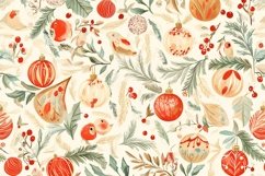 Xmas New Year&#039;s Pattern with Balls Product Image 1