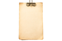 Blank Paper Sheet Transparent Product Image 1