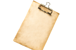 Blank Paper Sheet Transparent Product Image 1