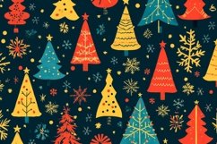 Christmas Pattern with Trees Product Image 1