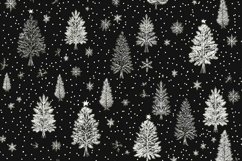 Christmas Pattern with Trees Product Image 1