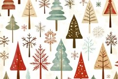 Christmas Pattern with Trees Product Image 1