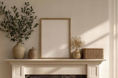 poster frame Mockup in interior Product Image 1