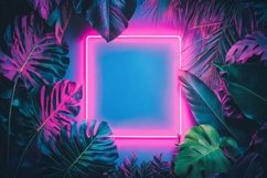 Frame in Neon Fluorescent Light Product Image 1