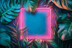 Frame in Neon Fluorescent Light Product Image 1