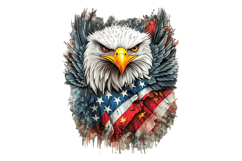 Eagle Patriotic 4th of July PNG Bundle Product Image 8