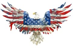 Eagle Flag 4th of July PNG Product Image 1