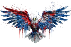 American Eagle Flag Patriotic 4th of July Product Image 1