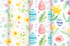 Spring Watercolor Easter Background Product Image 1