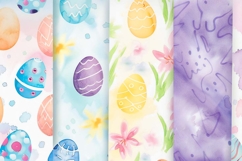 Spring Watercolor Easter Background Product Image 1
