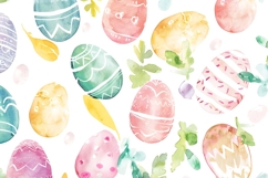 Watercolor Easter Digital Paper Product Image 1