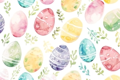 Watercolor Easter seamless paper Product Image 1